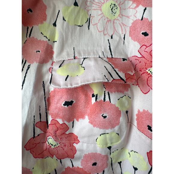 Apostrophe Stretch Rain Trench Coat Posey Floral Pink Lined Belt Women’s XL(18) - Picture 5 of 11